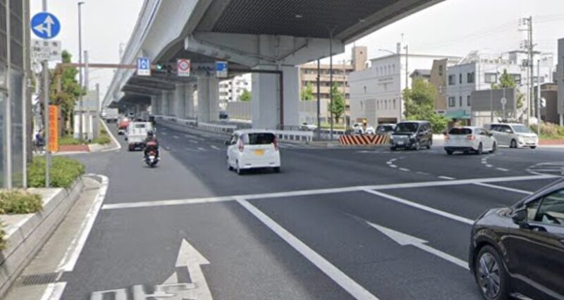 芦屋高校前交差点